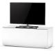 Meuble TV Sonorous Lowboard Studio sta110f-wht-wht-bs, Abattant