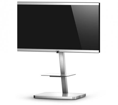 Sonorous Meuble TV pl2710-wht-slv Blanc et Argent avec étagère