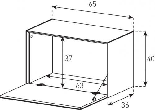 Sonorous Elements Wandschrank ED50-F Klappe