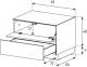 TV Möbel Lowboard Sonorous Elements EX261-GRP-DD/TF/FD-8