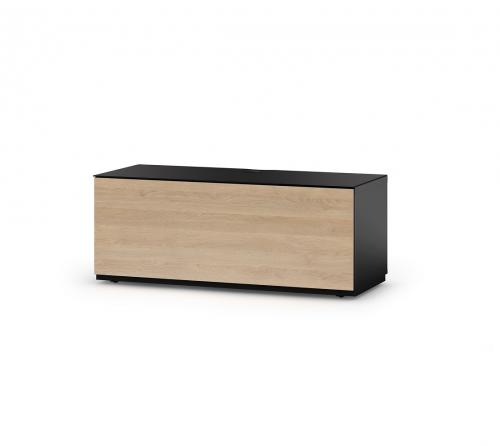 TV Möbel Sonorous lowboard Studio st110f-blk-oak-bs, Eiche, Klappe