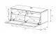 Meuble TV Mural Sonorous Studio STA110T-WL, L=165 cm, Tissu Acoustique