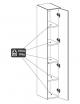 ED95, Sonorous Hängeelemente, HxBxT=160x25x36