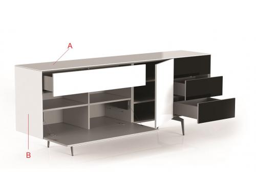 Plateau supérieur et Parois latérales pour votre combinaison Sonorous Elements