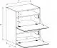 Buffet / Sideboard Sonorous Elements SB6581, H=80cm