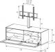 Sonorous Elements TV Möbel EX11-T1-2 mit halterung, akustik stoff-klappe