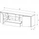 Buffet Sonorous Elements, Combinaison Sideboard SB-K19, B=200cm / H=63.5cm