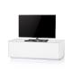 Meuble TV Sonorous Elements EX12-F-WHT-WHT-2-A, avec Abattant