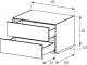 Lowboard Sonorous TV Möbel Elements EX192-GRP-FF/DD-2 (sales)