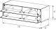 Lowboard TV Meuble Sonorous Elements EX192-FF/DD-GRP-2, Graphite (sales)