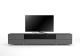 Meuble TV Design 260 cm Epure SALON SOUND K2 Verre Graphite Scintillant