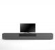 Meuble TV Design 390 cm Epure SALON SOUND K4 Verre Graphite Scintillant