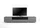 Meuble TV Design 260 cm Epure SALON SOUND K2 Verre Graphite Mat Satiné