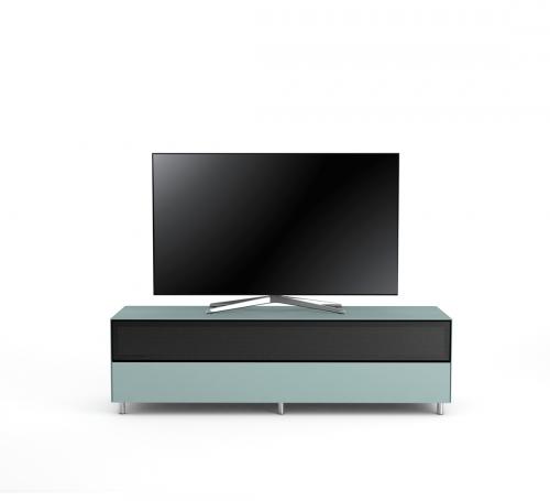 TV Möbel Lowboard 160 cm Epure SINGLE SOUND XL Nordic Blauglas