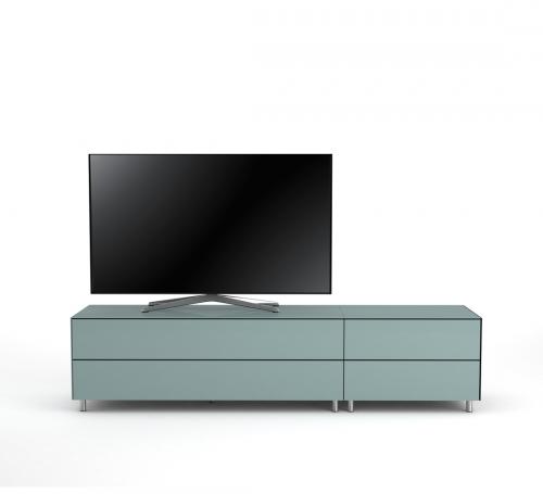 TV Möbel Lowboard 195 cm Epure LOFT K1 Nordic Blauglas