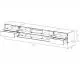 Meuble TV Design 290 cm Epure SALON K2 Verre Bleu Nordic Mat Satiné