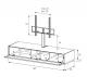 Sonorous Elements TV Möbel EX36-PS-2 mit halterung, Akustik Perforierte Klappe
