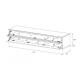 Meuble TV Sonorous Blanc, SoChiQ Soundbar, 160cm