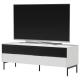 Meuble TV Blanc, Sonorous SoChiQ Soundbar, L:120 cm