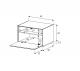 Sonorous TV Möbel Lowboard Elements EX261-OAK/GRP-F/TS/DD-2