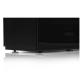 Meuble TV Sonorous Lowboard Studio sta110f-blk-blk-bs, Abattant en verre