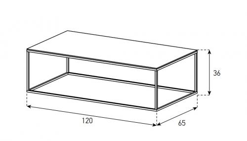 Table Basse Sonorous CTR120G