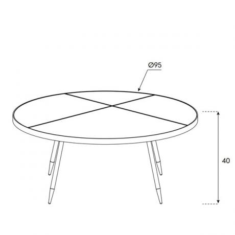 Table d'appoint Sonorous Patch CT-SET PTC-A