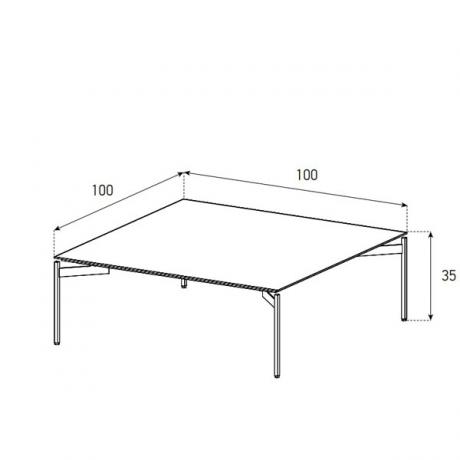 Table Basse Sonorous CT-SET1-A