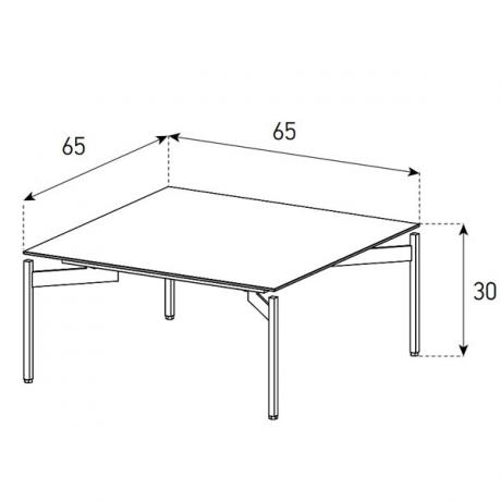 Table d'appoint Sonorous CT-SET2-B