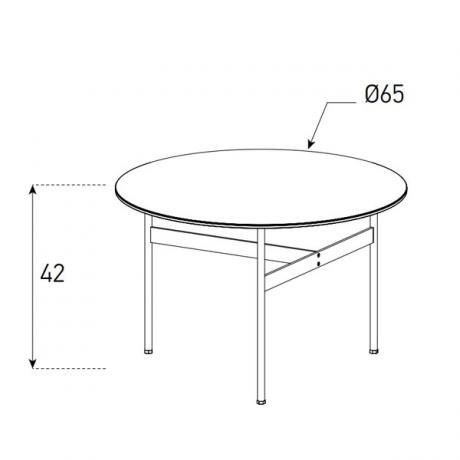 Table d'appoint Sonorous CT-SET3-B
