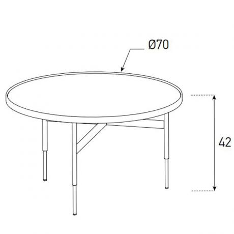 Table Basse Sonorous CT-SET4-A