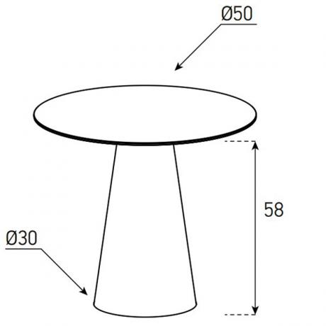 Table d'appoint Sonorous CT-SET-CN-A