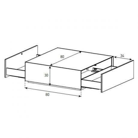 Table Basse Elements Sonorous ES80D