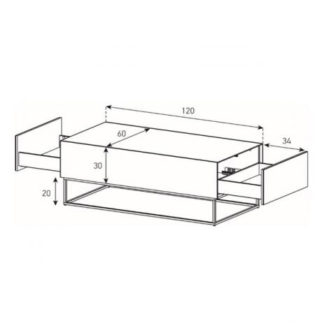 Table d'appoint Sonorous ES90-CG2