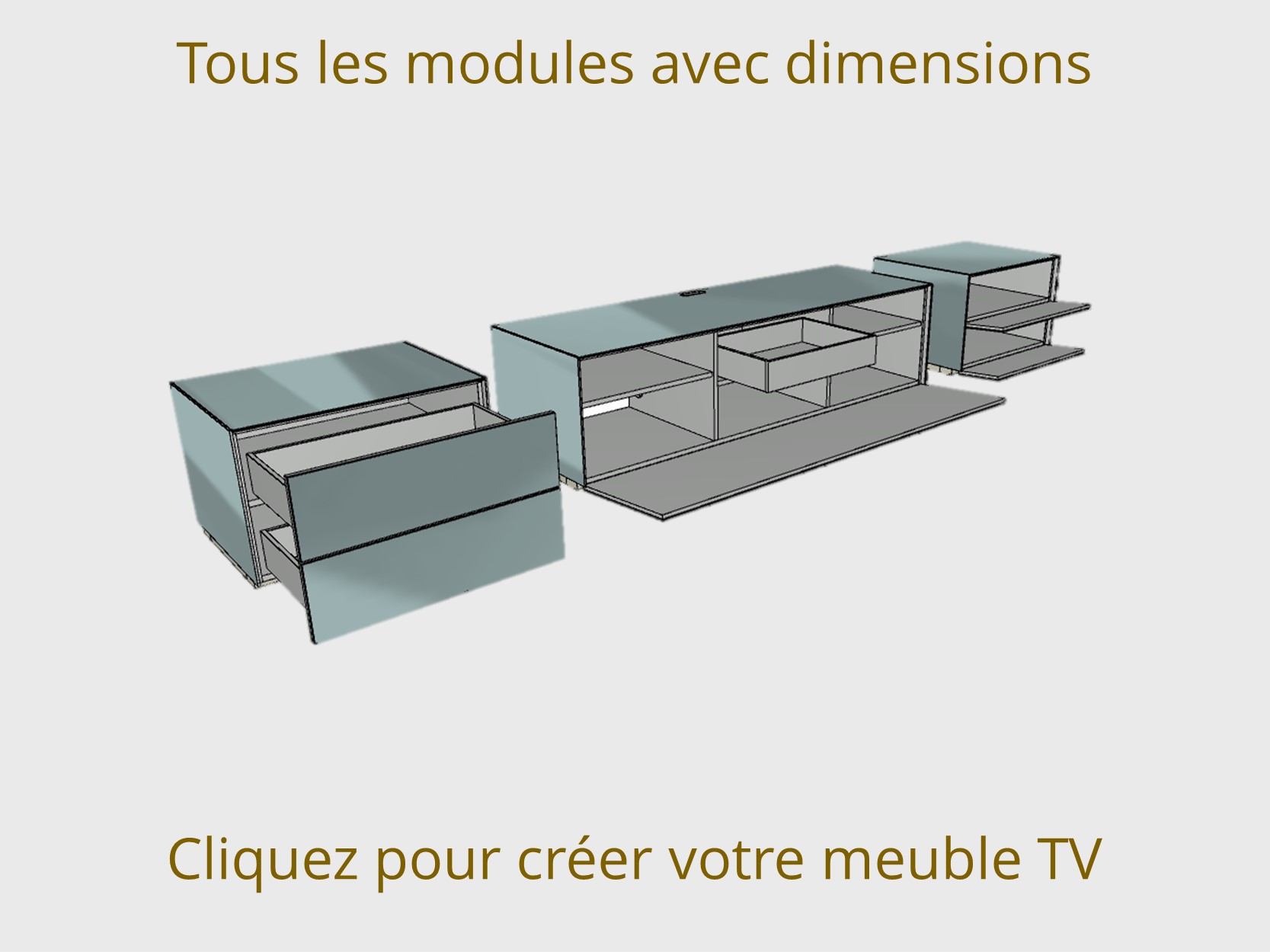 tv lowbord|sonorous|creez votre elements