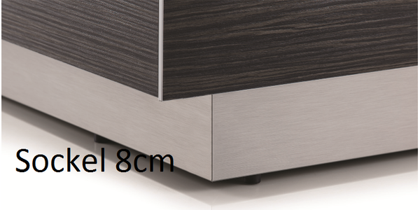 Lowboard TV Meuble Sonorous Elements EX191-TF/FD-GRP-8, Graphite (sales)