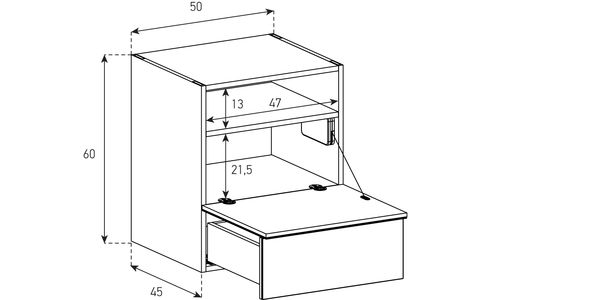 Buffet / Sideboard Sonorous Elements SB5066, H=60cm