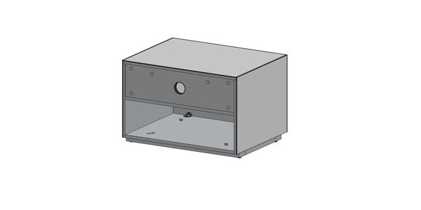 Meuble TV Sonorous Elements EX20-FF-2, Abattants1