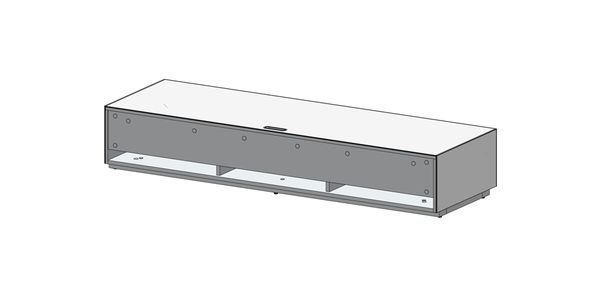 Meuble TV Sonorous Elements EX10-F-2 Abattant