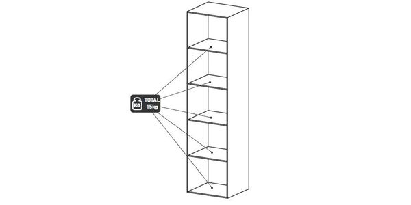 étagère murale OP80_charge