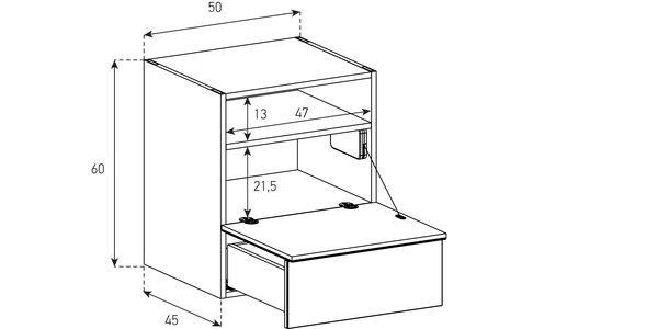 Buffet / Sideboard Sonorous Elements SB5066, H=60cm