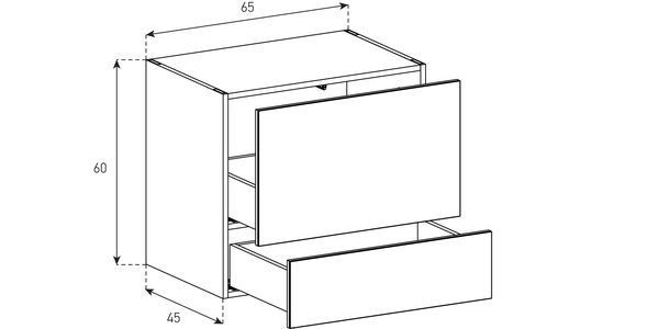 Buffet / Sideboard Sonorous Elements SB6562, H=60cm