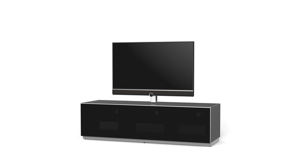 Meuble TV Sonorous Elements EX31-TC-GRP-BLK-8-A Abattant tissu, avec support