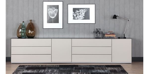 Buffet Sonorous Elements, Combinaison Sideboard SB-K8, B=300cm / H=63.5cm