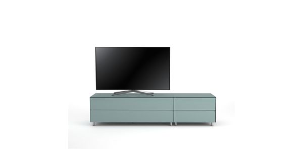 Meuble TV Design 195 cm Epure LOFT K1 Verre Bleu Nordic