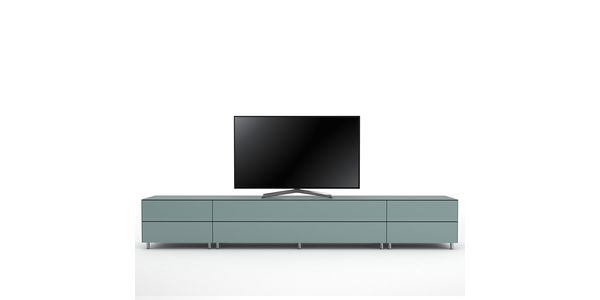 Meuble TV Design 290 cm Epure SALON K2 Verre Bleu Nordic