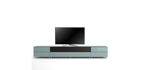 Meuble TV Design 290 cm Epure SALON SOUND K3 Verre Bleu Nordic