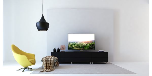 Meuble TV Design 225 cm Epure LOFT K2 Verre Blanc