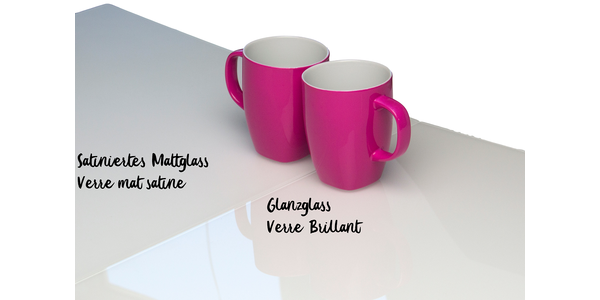 Meuble TV Design 160 cm Epure SINGLE TIDY XL Verre Blanc