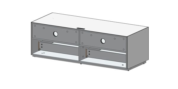 Meuble TV Sonorous Elements EX12-FD-PITC-PITC-2-A Abattant / Tiroir